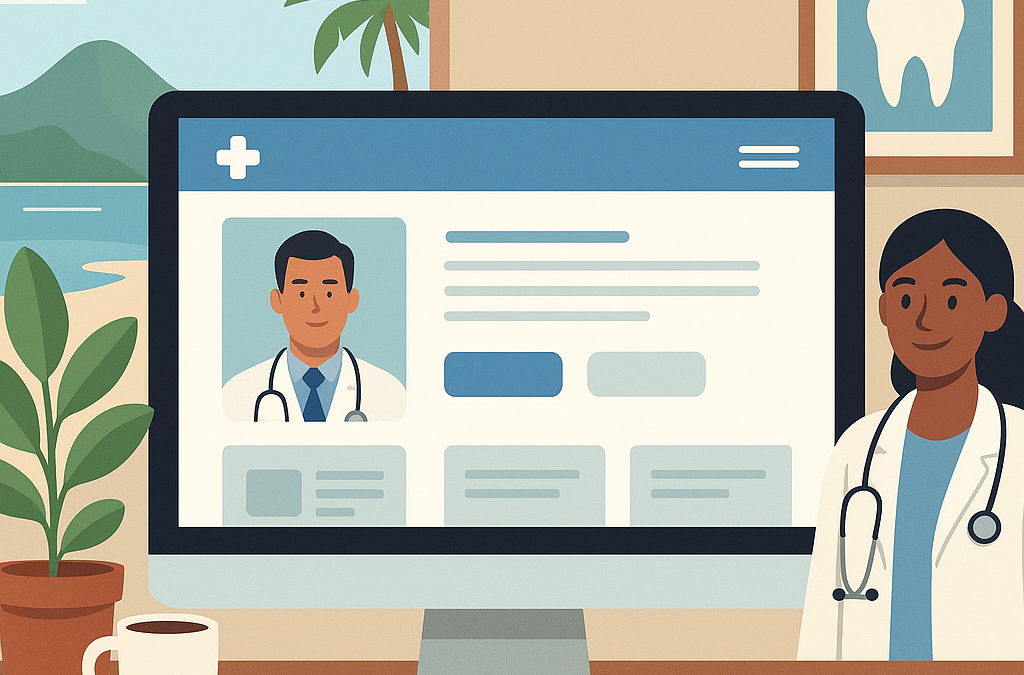 Créer un site web de médecin en Martinique (cabinet, kiné, dentiste) : le guide concret pour attirer plus de patients